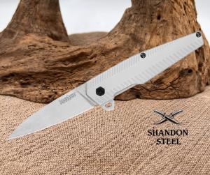 Kershaw Achieve Framelock AO Pocket Knife 275quot Stainless Steel Handle - 1359X