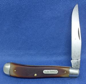 Repaired Schrade single bladed trapper