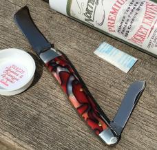 Great Eastern Cutlery Northfield 383225 Budding and Pruning Knife Apples and Oranges Acrylic
