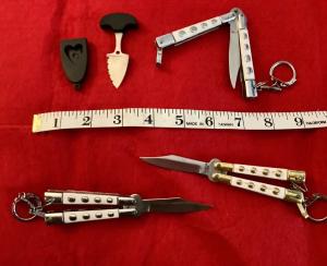 Assorted keychain, butterflies