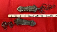 Two Rip Cord knives