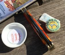 Great Eastern Cutlery 488224 Slim Dog Jack Tomato Acrylic 2 Blade Trapper