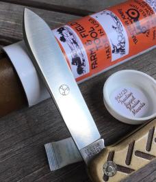   Great Eastern Cutlery Farm & Field 962125 Tractor Knife Traction Jig Muslin Micarta Great Eastern 