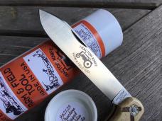   Great Eastern Cutlery Farm & Field 962125 Tractor Knife Traction Jig Muslin Micarta Great Eastern 