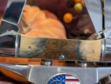 Beautiful Factory Mammoth Ivory Gunboat. The mammoth on this one is hands down beautiful. 
