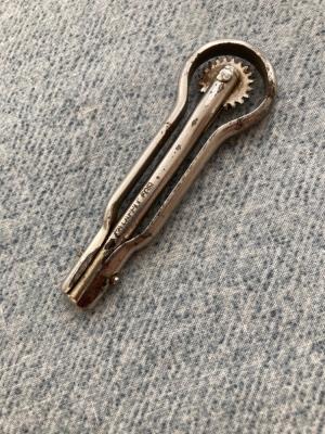 Antique, RARE, PAT. APPLIED FOR, Stiching/Marking-Pattern/Tracking Wheel Tool