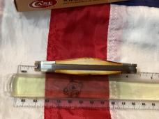Case xx 1996 Canoe (52131D) w/ Damascus Blades & Great Wide Stag Handles -NOS & M/NM