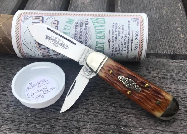 Great Eastern Cutlery 252212ECJ Northfield Amber Jig Little Jack 1 of 25! Great Eastern Cutlery 252212ECJ Northfield Amber Jig Little Jack 1 of 25!