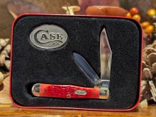 Case Christmas coke knife with Tin and coa 