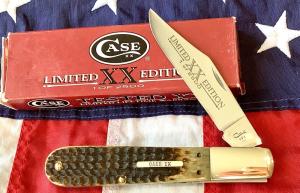 1996 Case xx Greenish Bone Grand daddyBarlow 6143 SS -Lmtd Ed -1 of 2500 -NOS