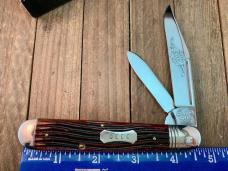 Queen City Cutlery Classics English Jack Antique Green Winter Bottom Bone