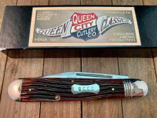 Queen City Cutlery Classics English Jack Antique Green Winter Bottom Bone