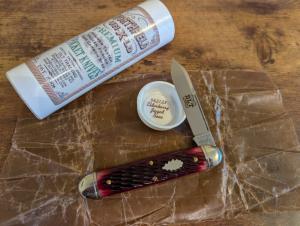 GEC 54 Big Jack Great Eastern Cutlery Knife DLT SFO Elderberry Jigged Bone
