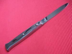 Vintage BARON Italian All Metal Button Open/Close STILETTO Switchblade Knife