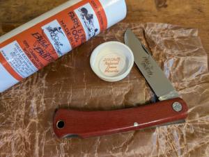 Great Eastern Cutlery- GEC 21 Bull Buster Natural Linen Micarta 