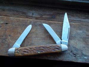 RI Knife Co. (Rhode Island) Stockman Knife 