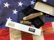 Vintage J A Henckels Stockman (HK3-GSW) Pocket Knife w/ GunStock Walnut Handles -COA & Orig Box