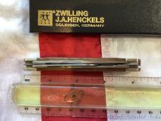 Vintage J A Henckels Stockman (HK3-GSW) Pocket Knife w/ GunStock Walnut Handles -COA & Orig Box