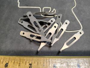 Lot of 10 Factory New Switchblade Button Sears.