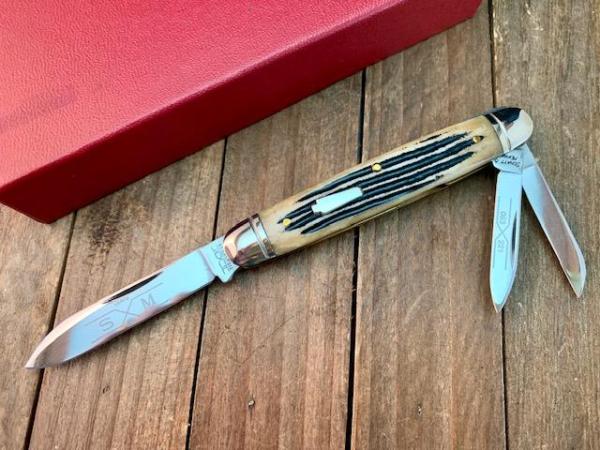 Schatt and Morgan 3 1/4” Whittler Winterbottom Bone 1993