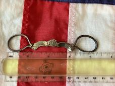 Vintage J A Henckels Cigar Cutter Tool -Long arm twin men stamp  