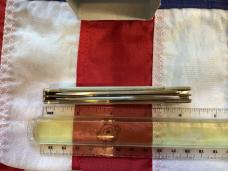 Bear & Son 4 1/2” Trapper w/ Flashy Mother of Pearl Handles in Orig Tin -NOS