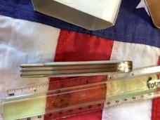 Bear & Son 4 1/2” Trapper w/ Flashy Mother of Pearl Handles in Orig Tin -NOS
