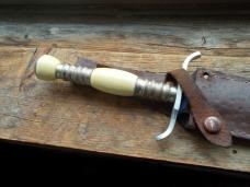 Gutmann Solingen Germany Dagger Sailor's Knife Blade Etch Sheath 