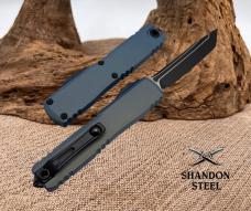 Microtech Ultratech Gen IV T/E Tactical Standard w/ Caspian Blue Handle 11234-1CU
