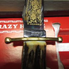 Case XX Chief Crazy Horse Commemorative Knife With Box, Scabbard, Papers 3502/5000
