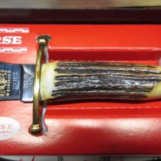 Case XX Chief Crazy Horse Commemorative Knife With Box, Scabbard, Papers 3502/5000