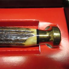 Case XX Chief Crazy Horse Commemorative Knife With Box, Scabbard, Papers 3502/5000