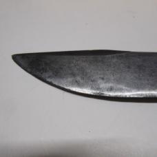 VTG MARBLE'S Gladstone Mi. PAT'D 1916 FIXED BLADE KNIFE Aluminum POMMEL Woodcraft
