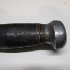VTG MARBLE'S Gladstone Mi. PAT'D 1916 FIXED BLADE KNIFE Aluminum POMMEL Woodcraft