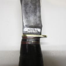 VTG MARBLE'S Gladstone Mi. PAT'D 1916 FIXED BLADE KNIFE Aluminum POMMEL Woodcraft