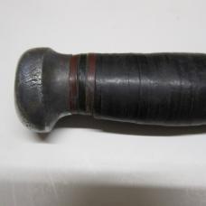 VTG MARBLE'S Gladstone Mi. PAT'D 1916 FIXED BLADE KNIFE Aluminum POMMEL Woodcraft