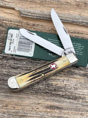 CASE XX ** SFO 2007 STAG TEXAS SHIELD SCROLLED & NUMBERED TRAPPER
