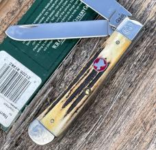 CASE XX ** SFO 2007 STAG TEXAS SHIELD SCROLLED & NUMBERED TRAPPER