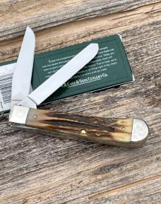 CASE XX ** SFO 2007 STAG TEXAS SHIELD SCROLLED & NUMBERED TRAPPER