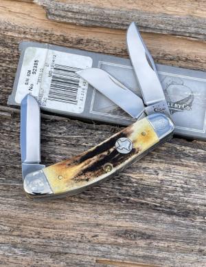 CASE XX ** SFO 2012 STAG TEXAS SHIELD SCROLLED & NUMBERED SOWBELLY