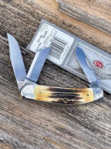 CASE XX ** SFO 2012 STAG TEXAS SHIELD SCROLLED & NUMBERED SOWBELLY