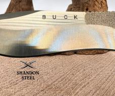 BUCK KNIFE 495 AVID SKINNER RECURVE DROP POINT FIXED HUNTER W SHEATH 2010 USA