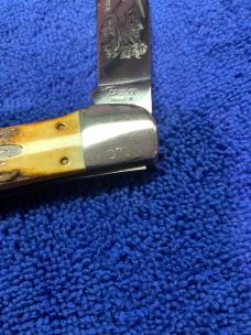 Case XX 5165 SS Stag Folding Hunter 1990 Black Magic