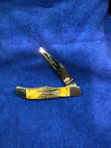 Case XX 5165 SS Stag Folding Hunter 1990 Black Magic