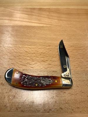 Case XX 2013 Collectors Club Expresso Bone TB61110 Saddlehorn FREE Shipping