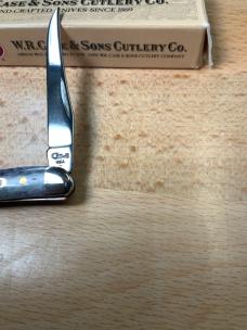 Case XX USA SS PA 610096 1998 2 Dot Purple Apaloosa Smooth Bone Texas Toothpick FREE Shipping