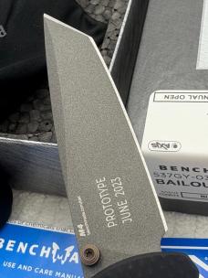 Benchmade 537GY-03 Bailout Prototype June 2023 New In Box Made In USA
