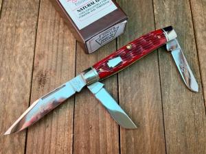 Schatt and Morgan Medium Stockman Keystone Series 17 2007 Crimson Red Bone