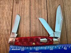 Schatt and Morgan Medium Stockman Keystone Series 17 2007 Crimson Red Bone