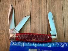 Schatt and Morgan Medium Stockman Keystone Series 17 2007 Crimson Red Bone